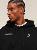 Gymshark Conditioning Club Hoodie — Black — 8