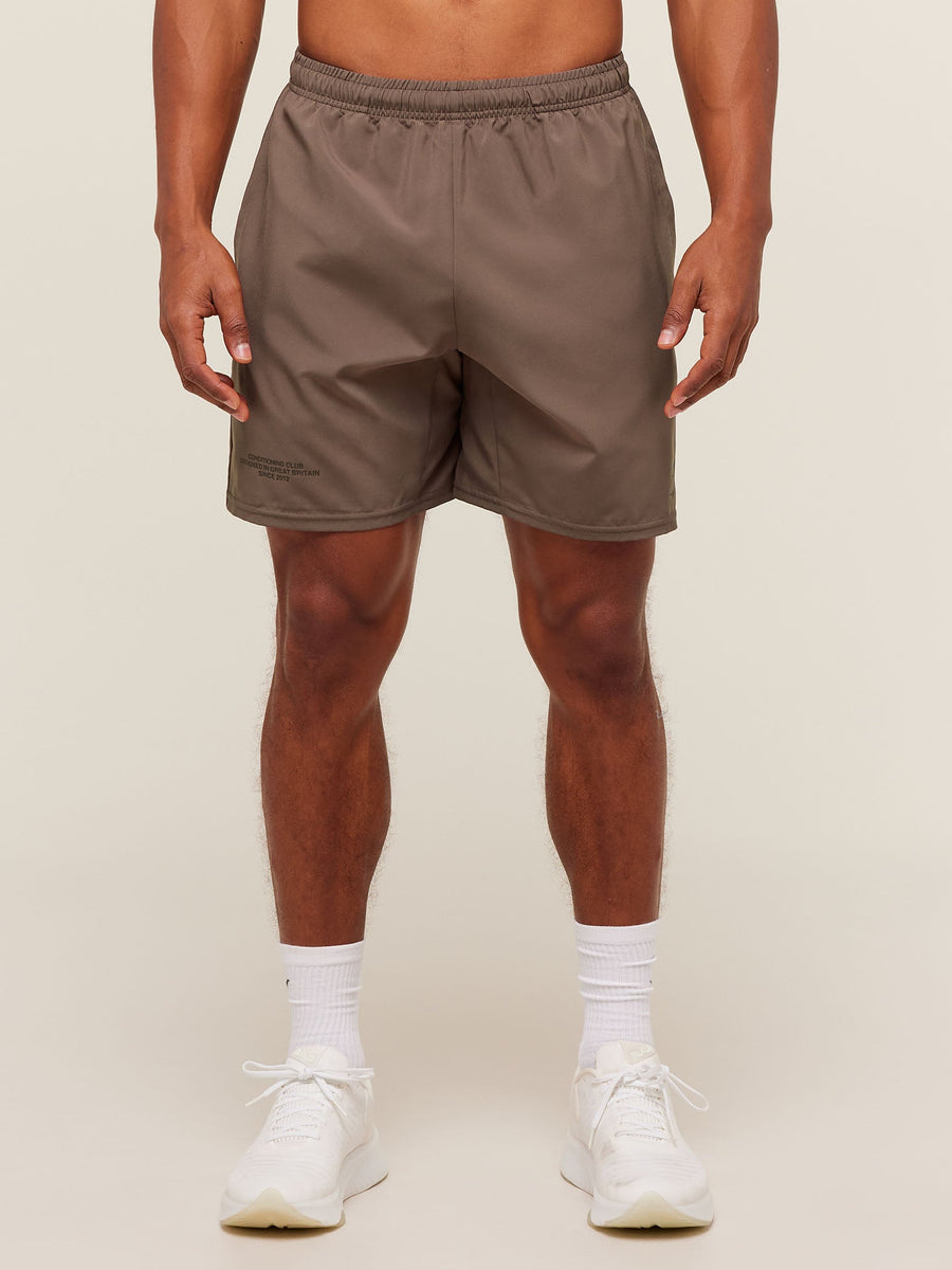 Gymshark Conditioning Club Shorts — Soft Brown/Archive Brown — 1