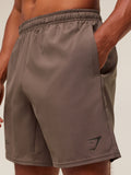 Gymshark Conditioning Club Shorts — Soft Brown/Archive Brown — 4