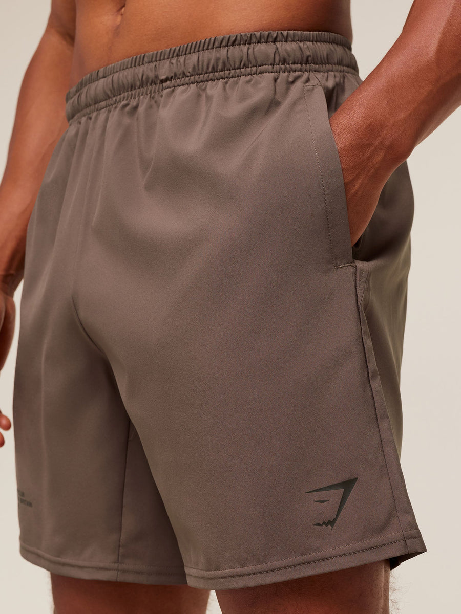 Gymshark Conditioning Club Shorts — Soft Brown/Archive Brown — 4