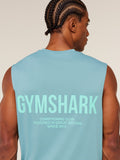 Gymshark Conditioning Club Tank — GS Flow Blue/GS Pop Turquoise — 5