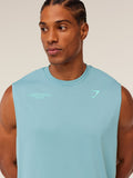Gymshark Conditioning Club Tank — GS Flow Blue/GS Pop Turquoise — 6
