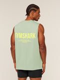 Gymshark Conditioning Club Tank — GS Haze Green/GS Sorbet Yellow — 7