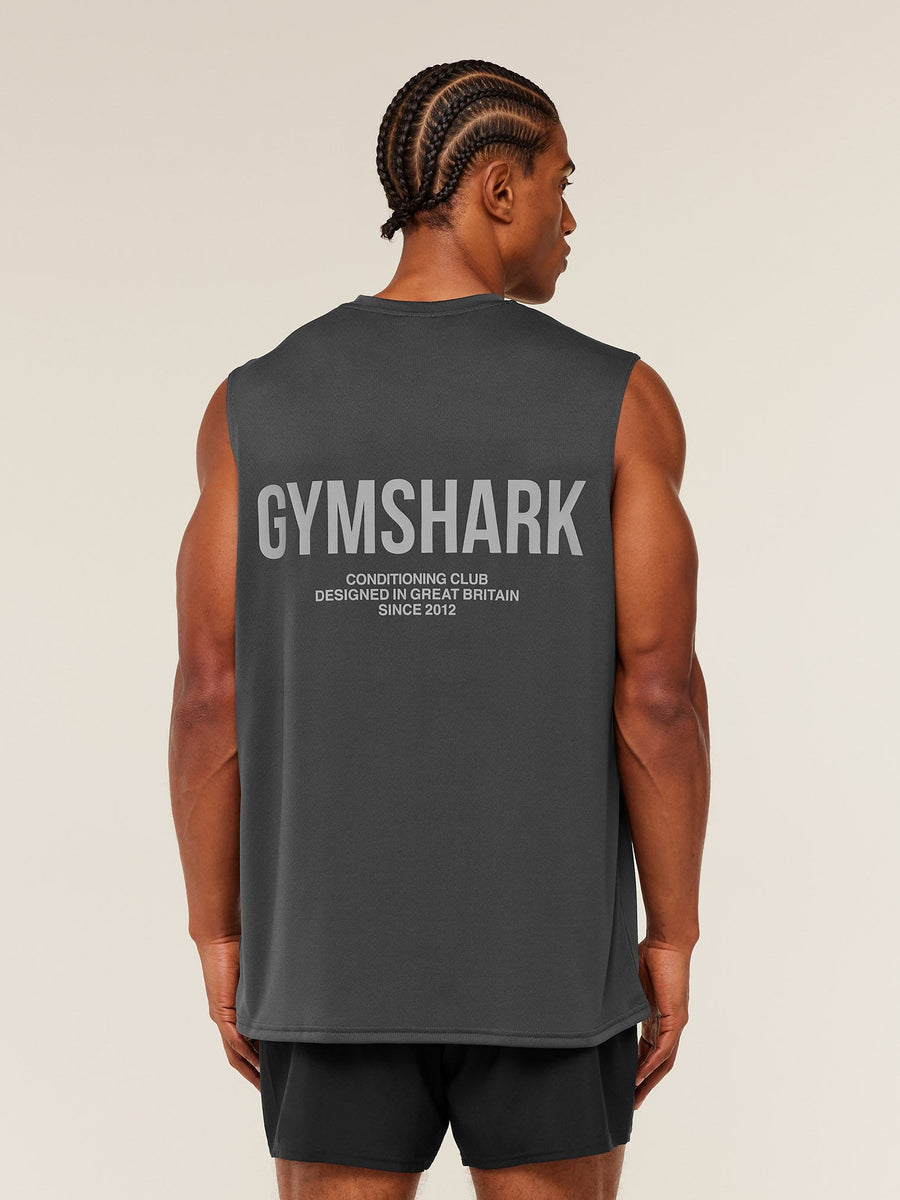 Gymshark Conditioning Club Tank — Grey/Smokey Grey — 7