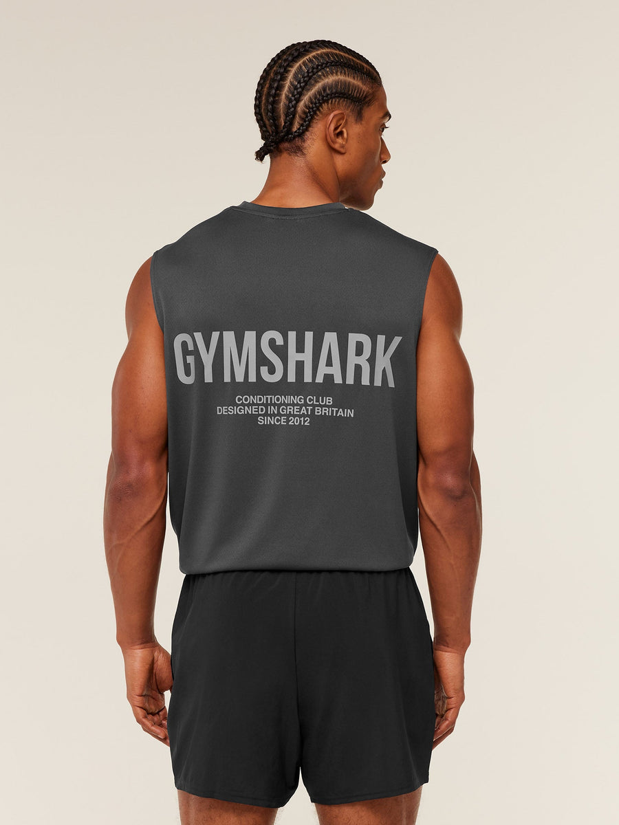 Gymshark Conditioning Club Tank — Grey/Smokey Grey — 3