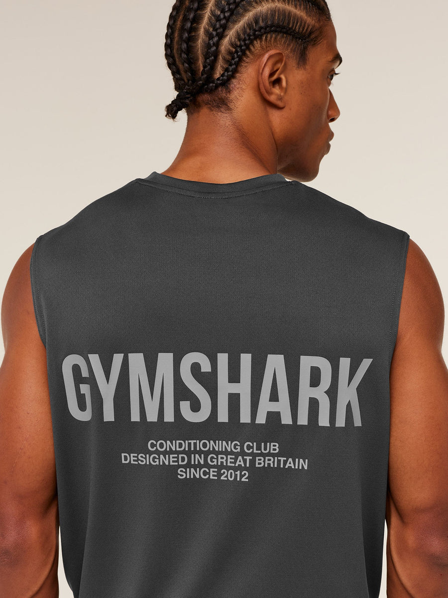 Gymshark Conditioning Club Tank — Grey/Smokey Grey — 5