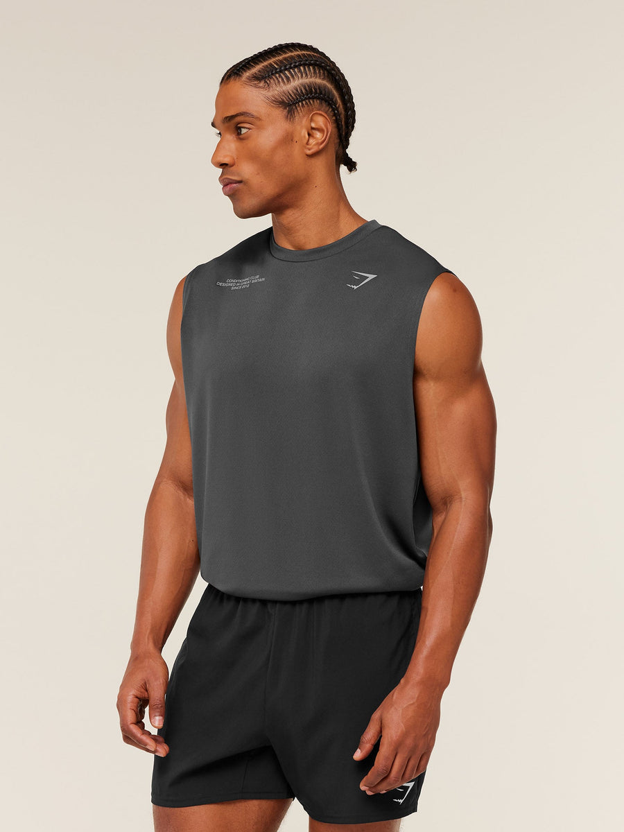 Gymshark Conditioning Club Tank — Grey/Smokey Grey — 2