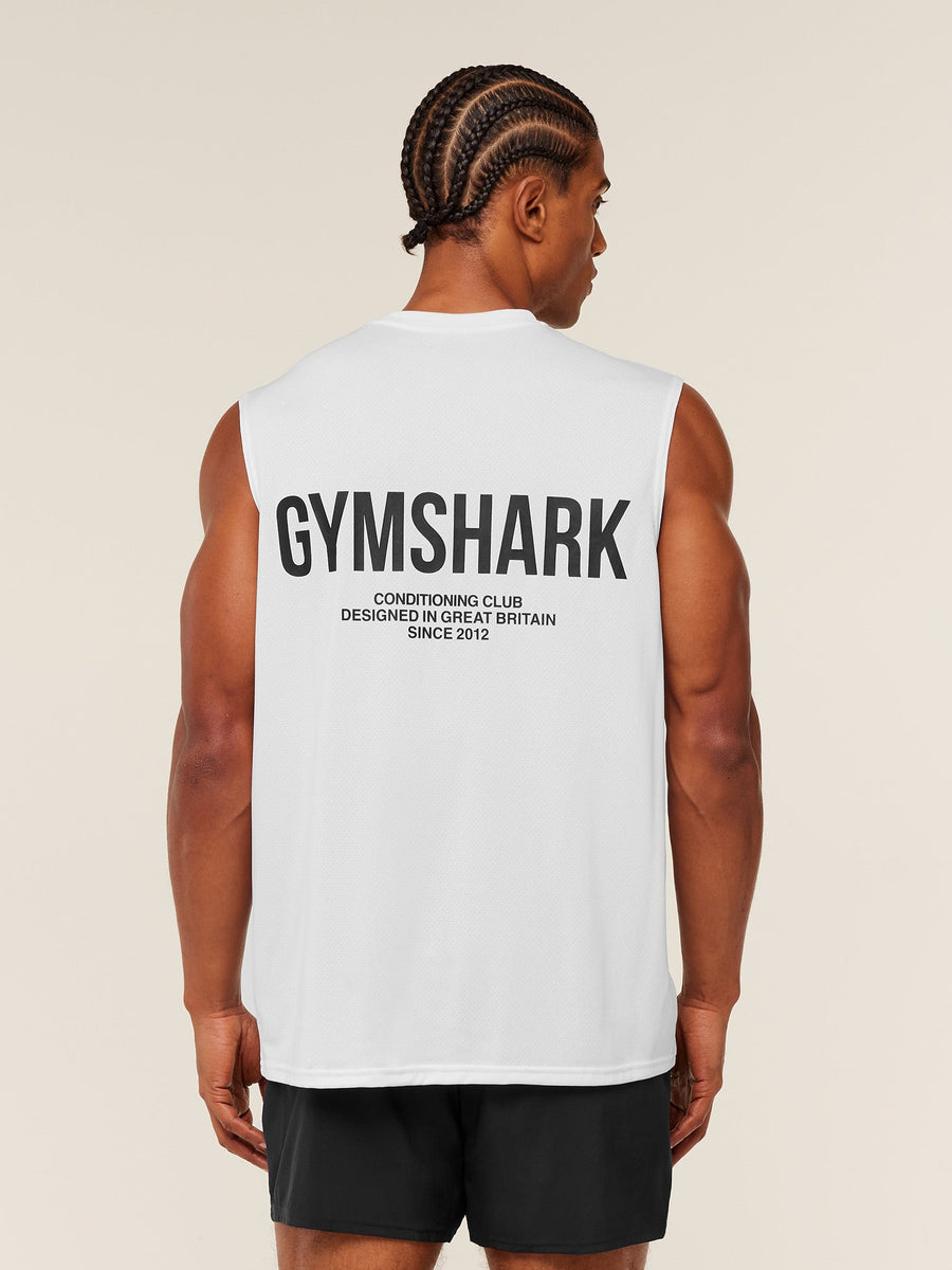 Gymshark Conditioning Club Tank — White — 7