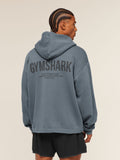 Gymshark Conditioning Club Washed Zip Hoodie — Iron Blue/Wash — 1