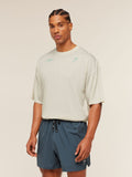 Gymshark Conditioning Club Washed T-Shirt — Soft White/Pop Turquoise/Wash — 5