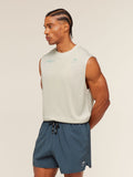 Gymshark Conditioning Club Washed Tank — Soft White/Pop Turquoise/Wash — 5