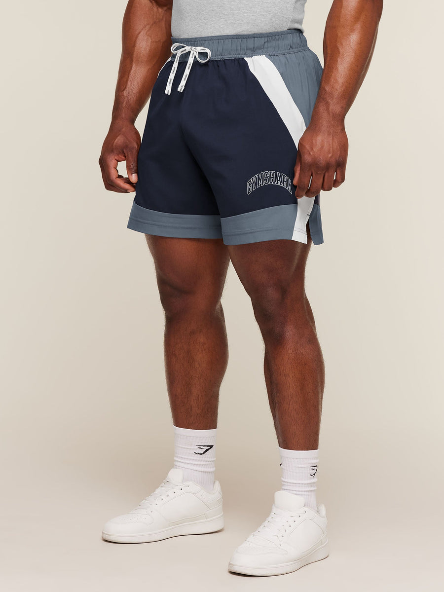 Gymshark Collegiate Tech Shorts — Iron Blue — 1