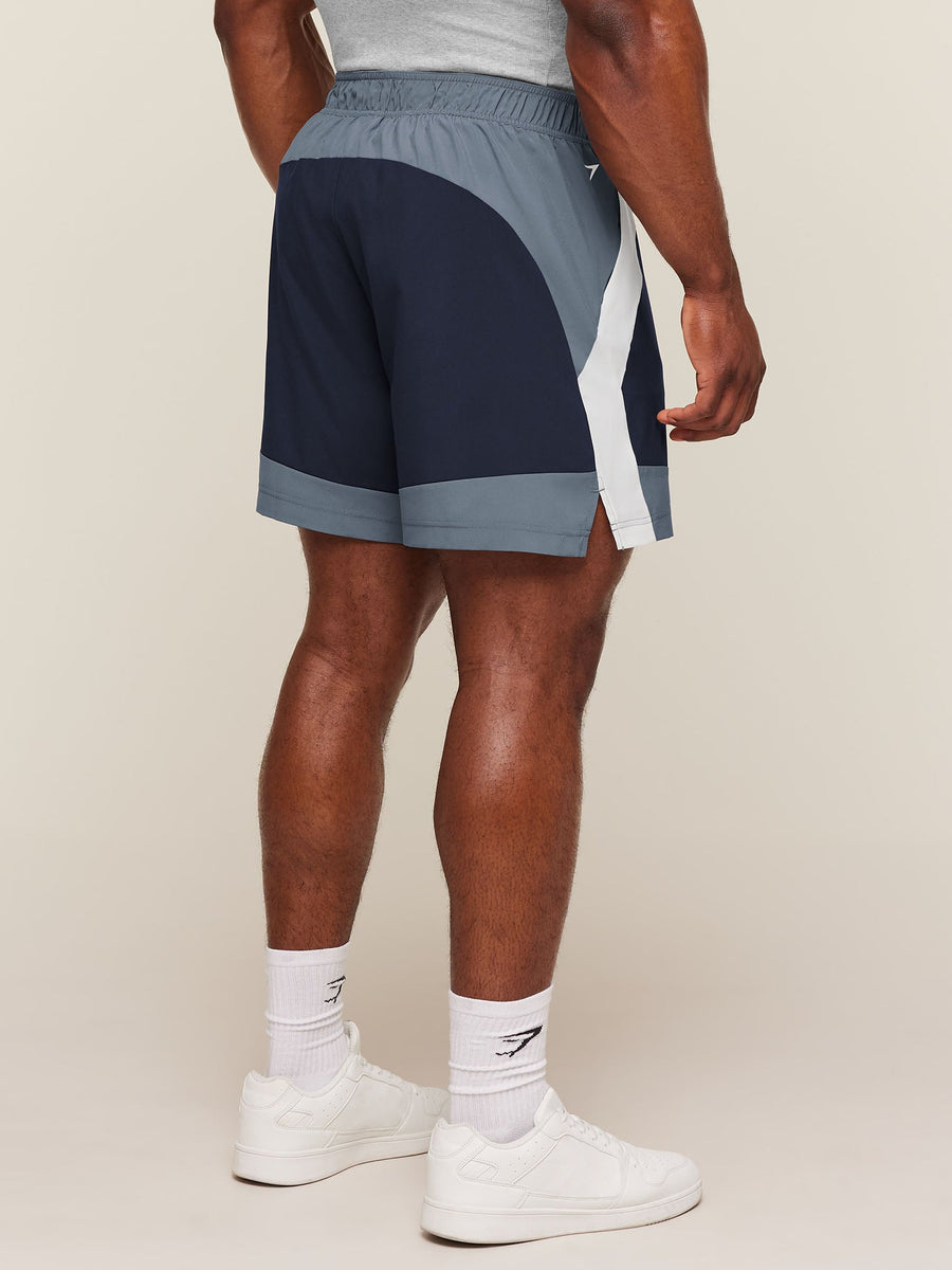 Gymshark Collegiate Tech Shorts — Iron Blue — 2