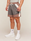 Gymshark Collegiate Tech Shorts — Taupe Brown — 1