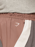 Gymshark Collegiate Tech Shorts — Taupe Brown — 5