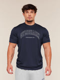 Gymshark Collegiate Tech T-Shirt — Heavy Blue — 1