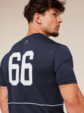 Gymshark Collegiate Tech T-Shirt — Heavy Blue — 6
