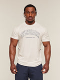 Gymshark Collegiate Tech T-Shirt — Soft White — 1