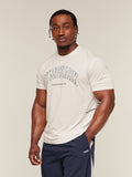 Gymshark Collegiate Tech T-Shirt — Soft White — 4