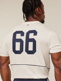 Gymshark Collegiate Tech T-Shirt — Soft White — 6