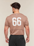 Gymshark Collegiate Tech T-Shirt — Taupe Brown — 2