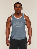 Gymshark Collegiate Tech Tank — Iron Blue — 1