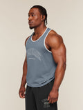 Gymshark Collegiate Tech Tank — Iron Blue — 4