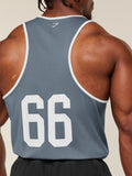 Gymshark Collegiate Tech Tank — Iron Blue — 5