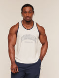 Gymshark Collegiate Tech Tank — Soft White — 1
