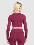 Gymshark Contrast Seamless Crop Top — Strong Pink — 2