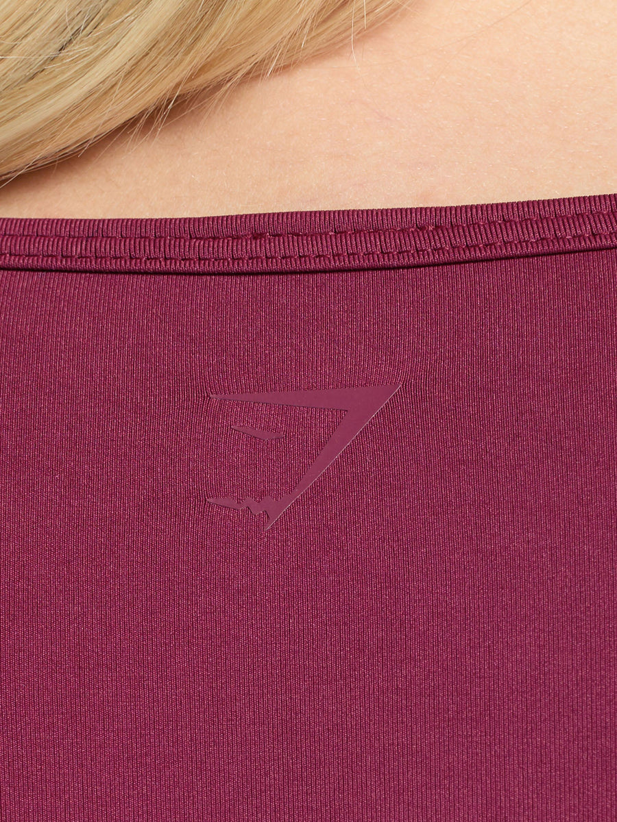 Gymshark Contrast Seamless Crop Top — Strong Pink — 5