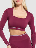 Gymshark Contrast Seamless Crop Top — Strong Pink — 6