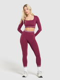 Gymshark Contrast Seamless Crop Top — Strong Pink — 3