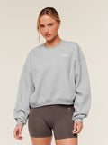 Gymshark Cosy Luxe Sweatshirt — Bros Soft Grey Marl — 1