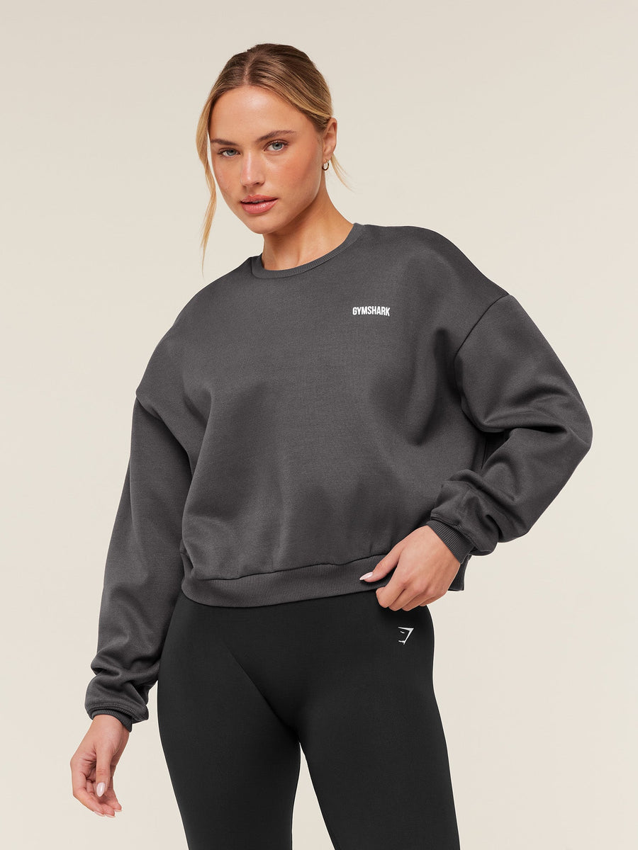 Gymshark Cosy Luxe Sweatshirt — Grey — 1