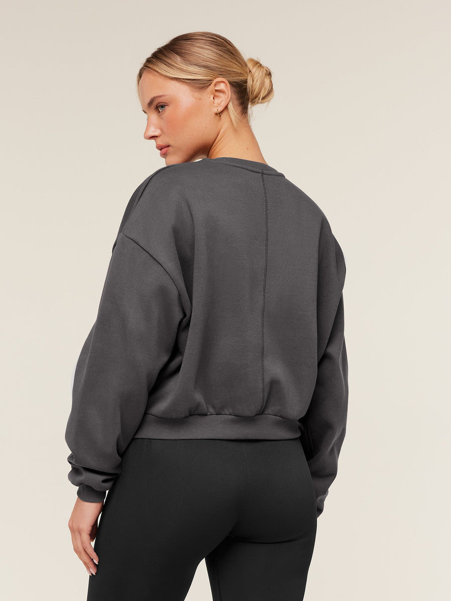Gymshark Cosy Luxe Sweatshirt — Grey — 2