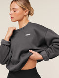 Gymshark Cosy Luxe Sweatshirt — Grey — 5