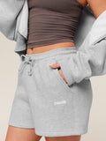 Gymshark Cosy Luxe Shorts — Bros Soft Grey Marl — 5
