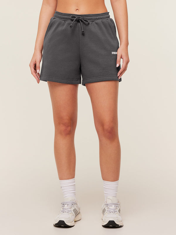 Gymshark Cosy Luxe Shorts — Grey