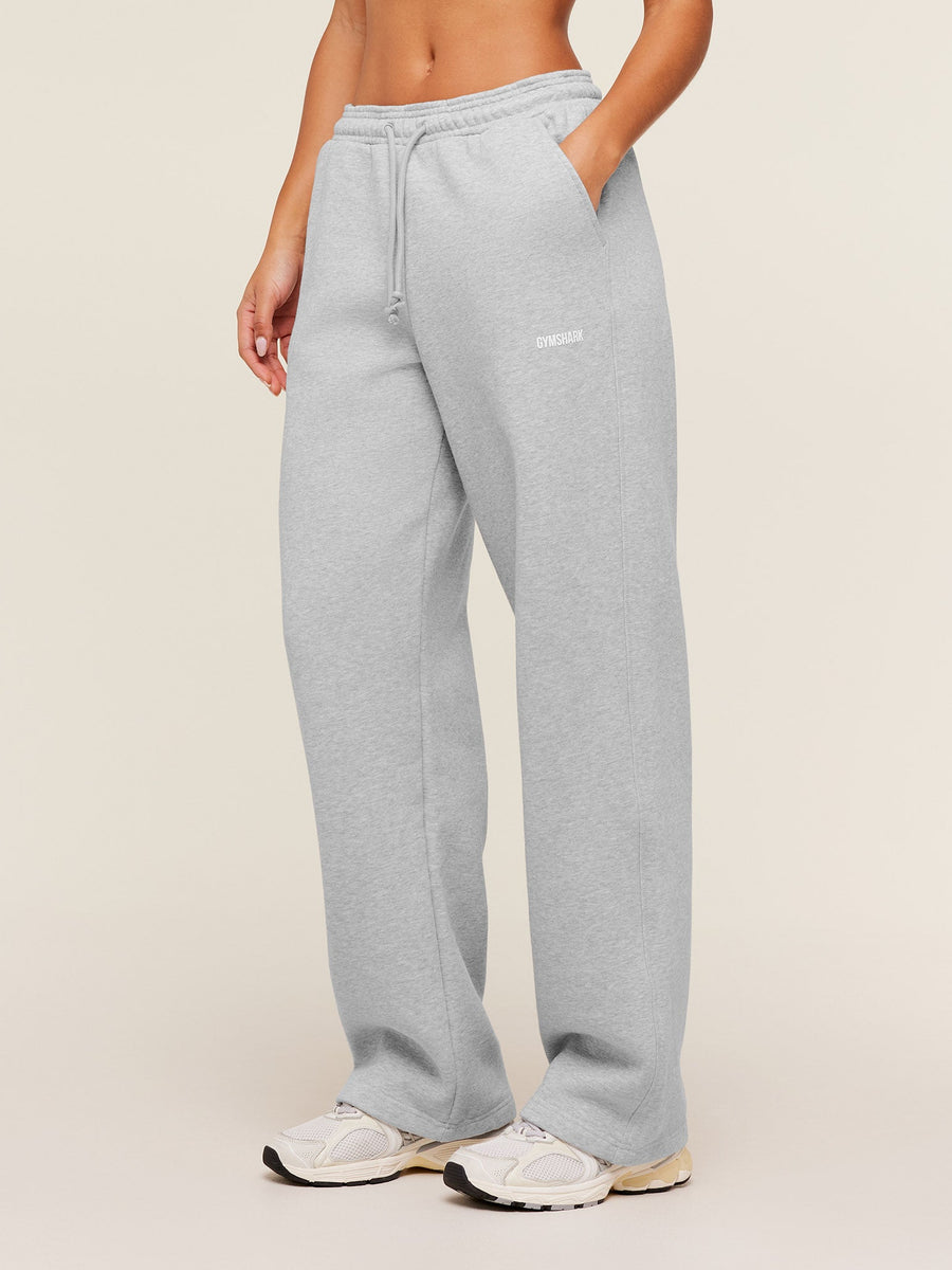 Gymshark Cosy Luxe Straight Leg Tall Joggers — Bros Soft Grey Marl — 3