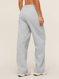Gymshark Cosy Luxe Straight Leg Tall Joggers — Bros Soft Grey Marl — 2