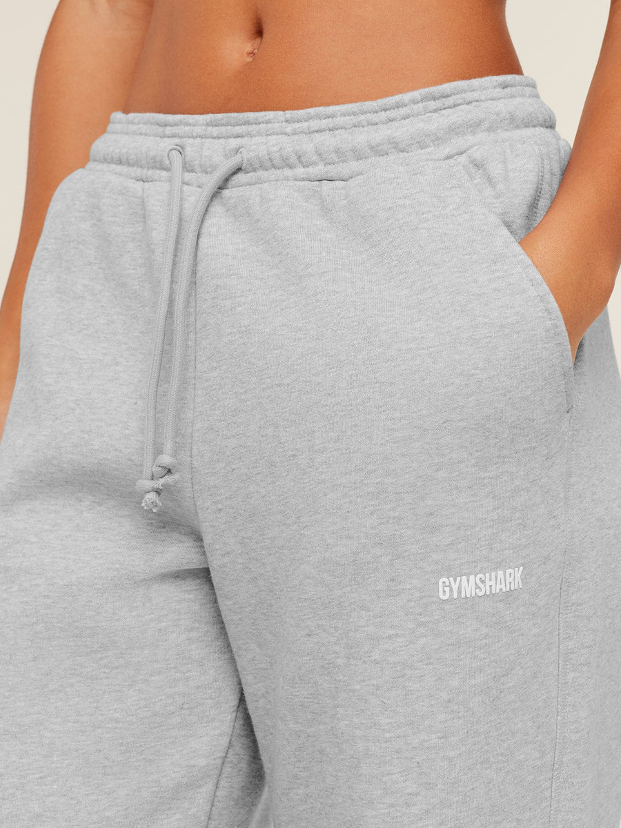 Gymshark Cosy Luxe Straight Leg Tall Joggers — Bros Soft Grey Marl — 5