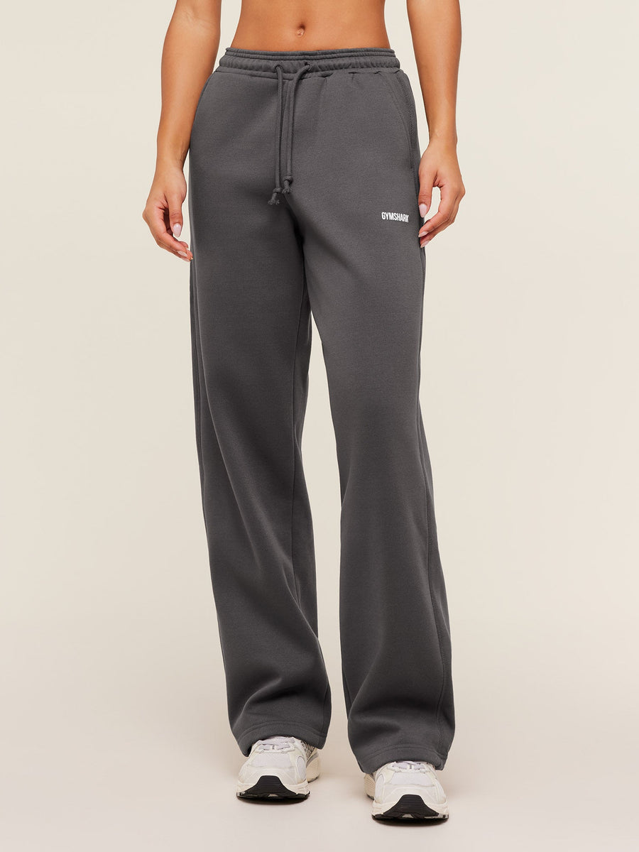 Gymshark Cosy Luxe Straight Leg Tall Joggers — Onyx Grey — 1