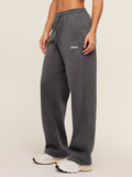 Gymshark Cosy Luxe Straight Leg Tall Joggers — Onyx Grey — 3