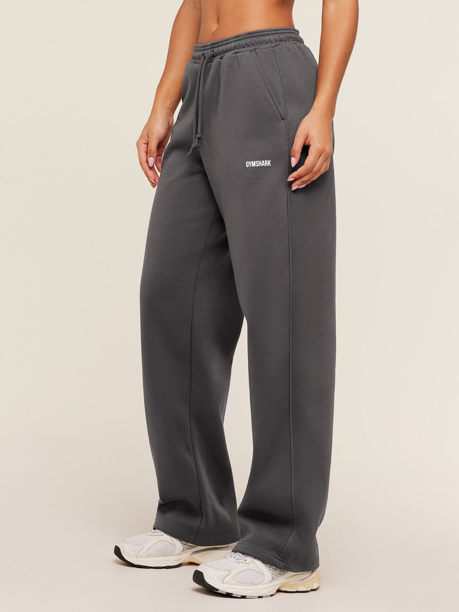 Gymshark Cosy Luxe Straight Leg Tall Joggers — Onyx Grey — 3