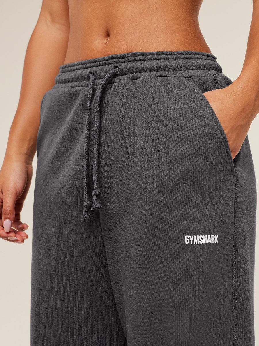 Gymshark Cosy Luxe Straight Leg Tall Joggers — Onyx Grey — 5