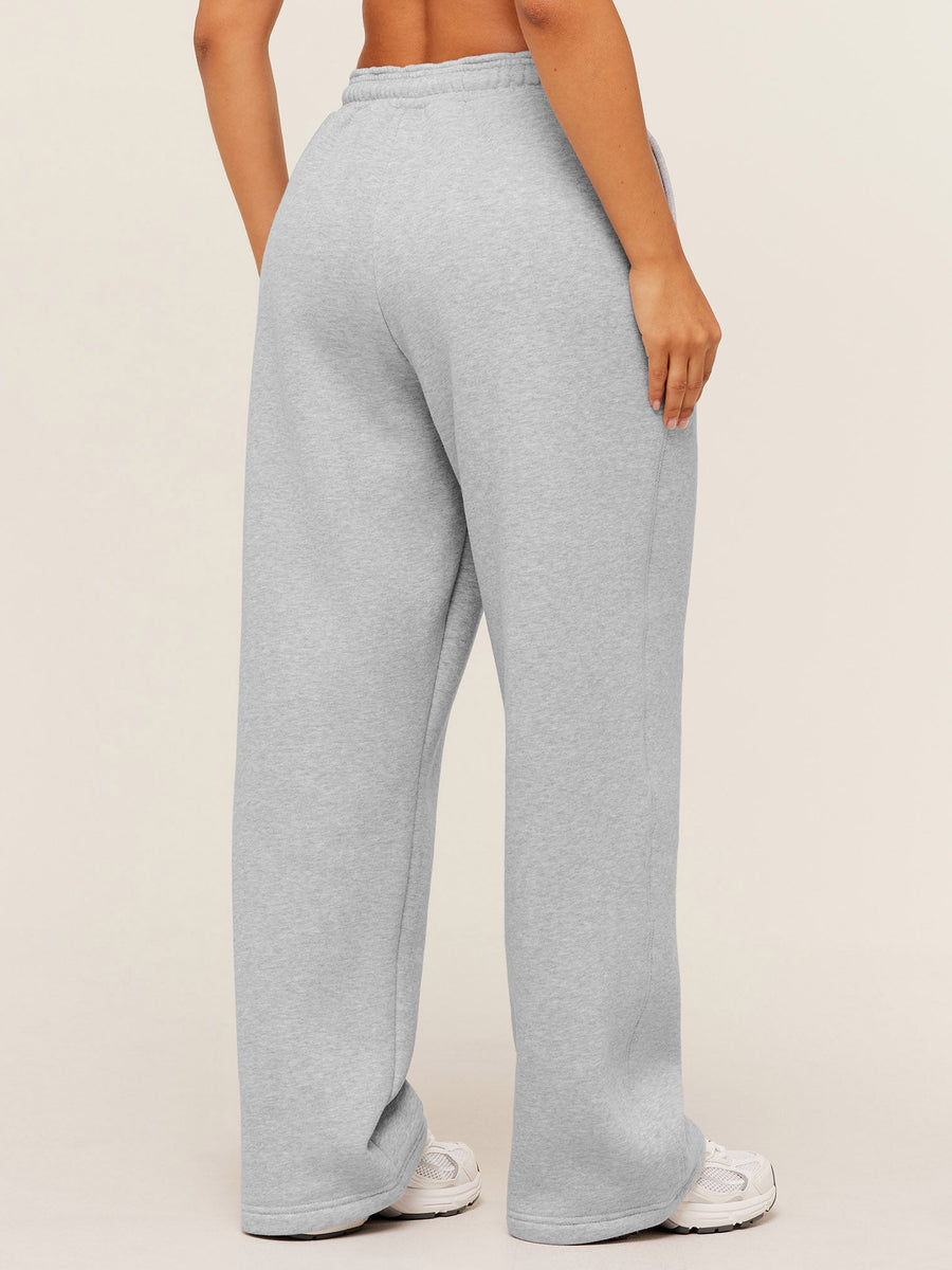 Gymshark Cosy Luxe Straight Leg Short Joggers — Bros Soft Grey Marl — 2