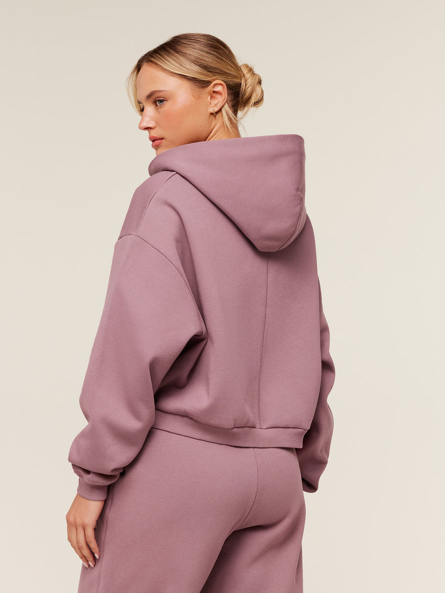 Gymshark Cosy Luxe Zip Through Hoodie — Calm Pink — 2