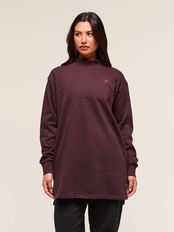 Gymshark Covered Pullover — Cherry Purple