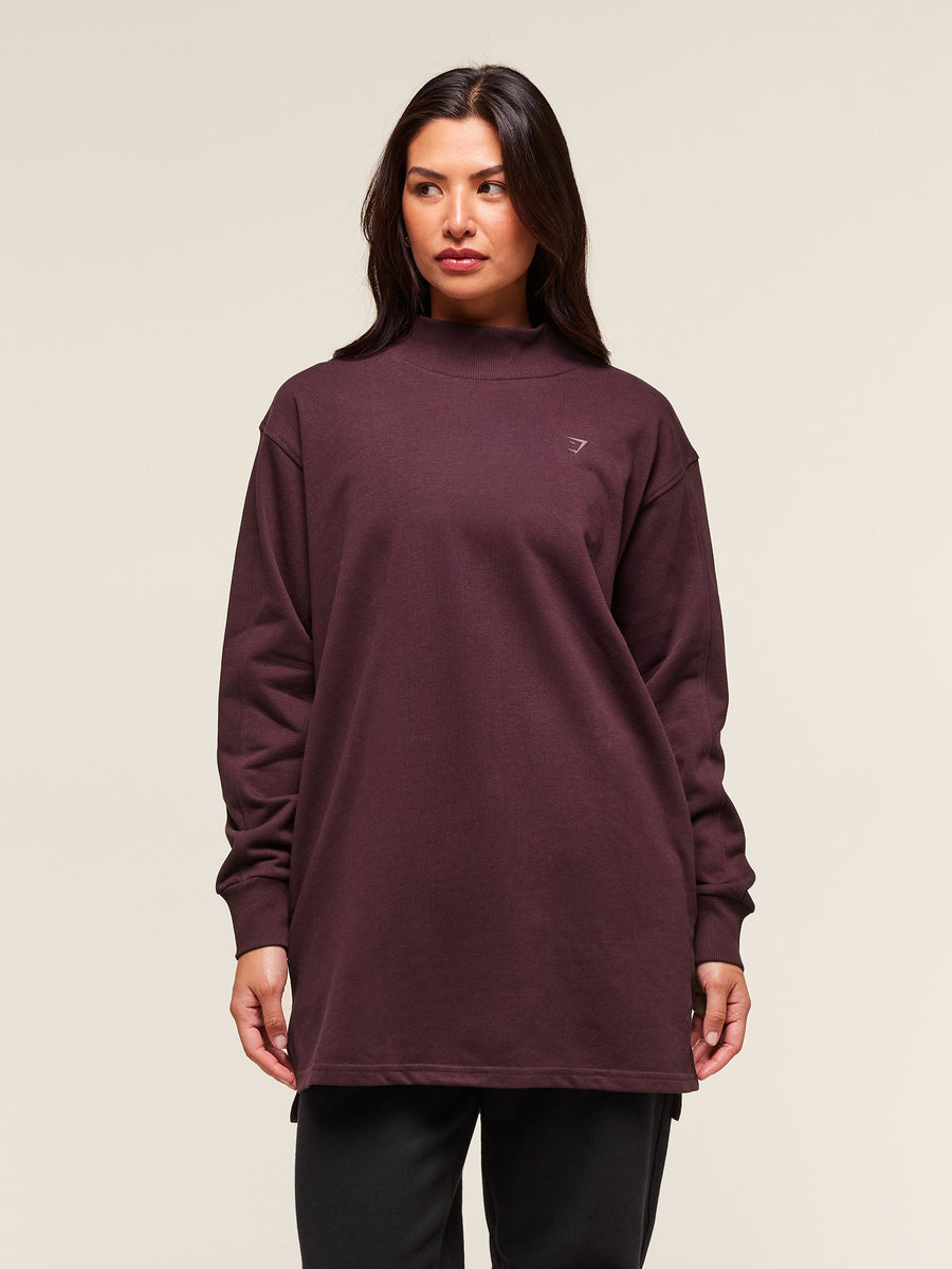 Gymshark Covered Pullover — Cherry Purple — 1